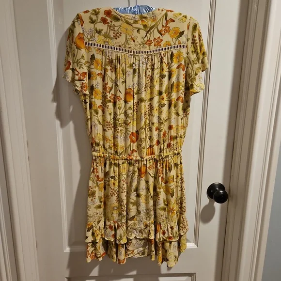 Spell sayulita Mini Dress in Sunflower Size S